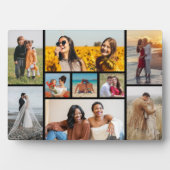 Maak Je Eigen 9 Foto Collage Fotoplaat (voorkant)