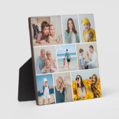 Maak Je Eigen 9 Foto Collage Fotoplaat (Voorkant)