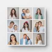 Maak Je Eigen 9 Foto Collage Fotoplaat (Voorkant)
