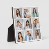 Maak Je Eigen 9 Foto Collage Fotoplaat (Voorkant)