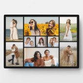 Maak Je Eigen 9 Foto Collage Fotoplaat (voorkant)