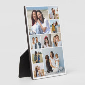 Maak Je Eigen 9 Foto Collage Fotoplaat (Zijkant)