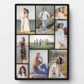 Maak Je Eigen 9 Foto Collage Fotoplaat (voorkant)