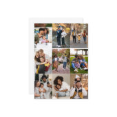 Maak je eigen 9 foto collage kaart (Voorkant / Achterkant in situ)