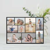 Maak Je Eigen 9 Foto Collage Kaart (Staand voorkant)