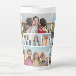 Maak Je Eigen 9 Foto Collage Latte Mok