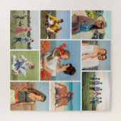 Maak je eigen 9 foto collage legpuzzel (Horizontaal)