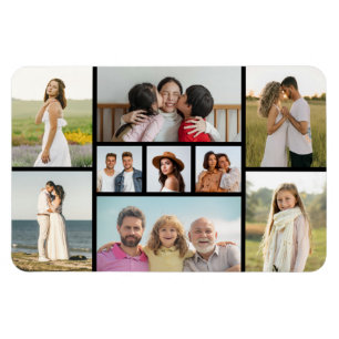 Maak Je Eigen 9 Foto Collage Magneet