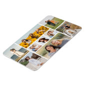 Maak Je Eigen 9 Foto Collage Magneet (Linkerzijde)