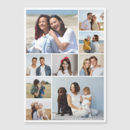 Maak Je Eigen 9 Foto Collage Magnetische Kaart