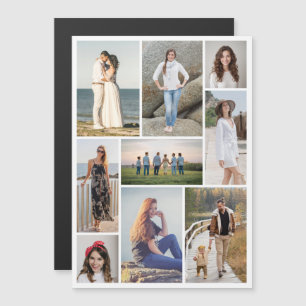 Maak Je Eigen 9 Foto Collage Magnetische Kaart