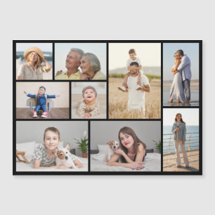 Maak Je Eigen 9 Foto Collage Magnetische Kaart