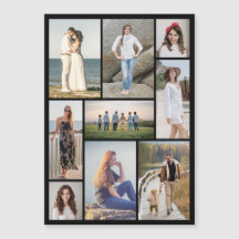 Maak Je Eigen 9 Foto Collage Magnetische Kaart