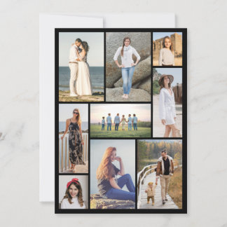 Maak Je Eigen 9 Foto Collage Notitiekaartje