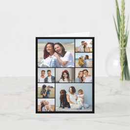 Maak Je Eigen 9 Foto Collage  Notitiekaartje