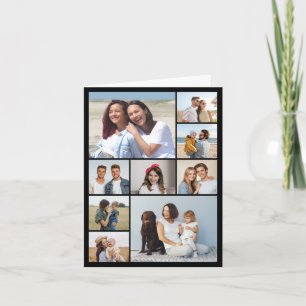 Maak Je Eigen 9 Foto Collage Notitiekaartje