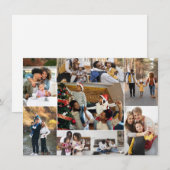 Maak je eigen 9 foto collage notitiekaartje (Voorkant / Achterkant)