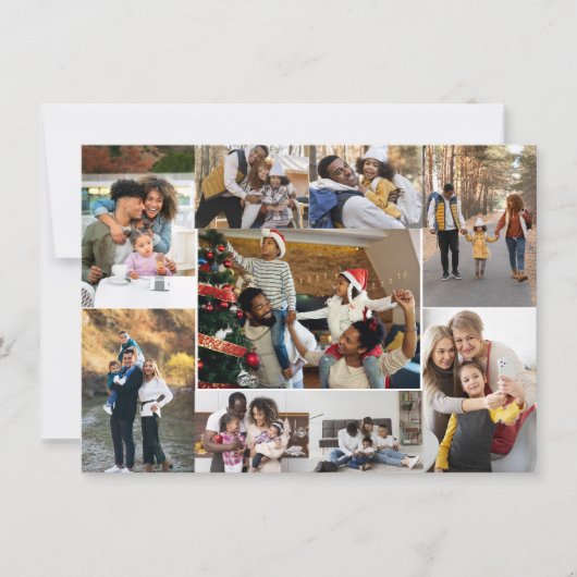 Maak je eigen 9 foto collage notitiekaartje (Voorkant)