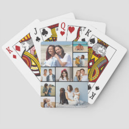 Maak Je Eigen 9 Foto Collage Pokerkaarten