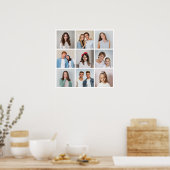 Maak Je Eigen 9 Foto Collage Poster (Keuken)