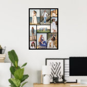 Maak Je Eigen 9 Foto Collage Poster (Thuiskantoor)