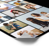 Maak Je Eigen 9 Foto Collage Poster (Hoek)