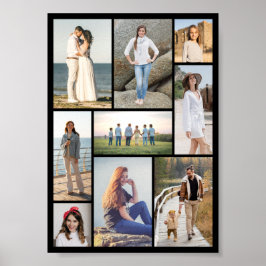 Maak Je Eigen 9 Foto Collage Poster