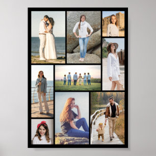 Maak Je Eigen 9 Foto Collage Poster