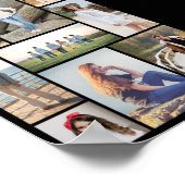 Maak Je Eigen 9 Foto Collage Poster (Hoek)
