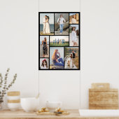 Maak Je Eigen 9 Foto Collage Poster (Keuken)
