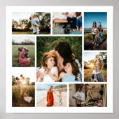Maak Je Eigen 9 Foto Collage Poster (Voorkant)