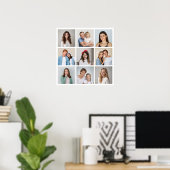 Maak Je Eigen 9 Foto Collage Poster (Thuiskantoor)