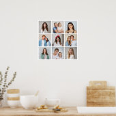 Maak Je Eigen 9 Foto Collage Poster (Keuken)