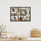 Maak Je Eigen 9 Foto Collage Poster (Keuken)