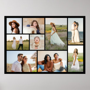 Maak Je Eigen 9 Foto Collage Poster