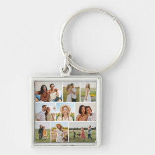 Maak Je Eigen 9 Foto Collage Sleutelhanger