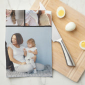 Maak Je Eigen 9 Foto Collage Theedoek (Quarter Fold)