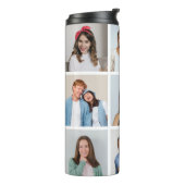 Maak Je Eigen 9 Foto Collage Thermosbeker (Gedraaid links)