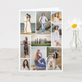 Maak Je Eigen 9 Foto Collage Vouw Kaart