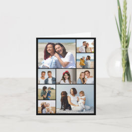 Maak Je Eigen 9 Foto Collage Vouwkaart Kaart