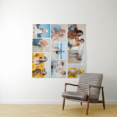 Maak Je Eigen 9 Foto Collage Wandkleed (In Situ (horizontaal))