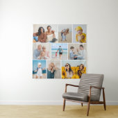 Maak Je Eigen 9 Foto Collage Wandkleed (In situ)