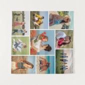 Maak Je Eigen 9 Foto Collage Wandkleed (Voorkant (horizontaal))