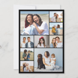 Maak Je Eigen 9 Foto Collage Wenskaart Kaart