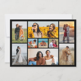 Maak Je Eigen 9 Foto Collage Wenskaart Kaart