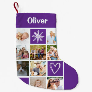 Maak je eigen 9 foto naam Deep Purple Kleine Kerstsok