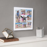 Maak je eigen 9 fotocollage gepersonaliseerd vierkante klok<br><div class="desc">Maak uw eigen 9 fotocollage gepersonaliseerde vierkante wandklok van Ricaso - deze foto gepersonaliseerde klok is gemakkelijk aan te passen .. gemakkelijk om foto's toe te voegen - stuur als een uniek gemaakt door u gepersonaliseerde tijdstuk cadeau of creëer het voor jezelf - een geweldig oprecht stuk vol grote herinneringen...</div>