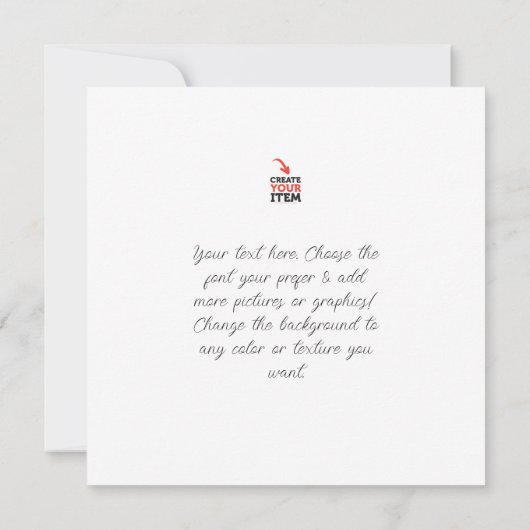 MAAK-JE-EIGEN Aangepast ontwerp kerstmis uploaden Kaart (Achterkant)