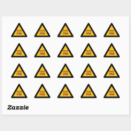 MAAK-JE-EIGEN Aangepast ontwerp uploaden Verkeersb Sticker