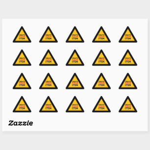 MAAK-JE-EIGEN Aangepast ontwerp uploaden Verkeersb Sticker